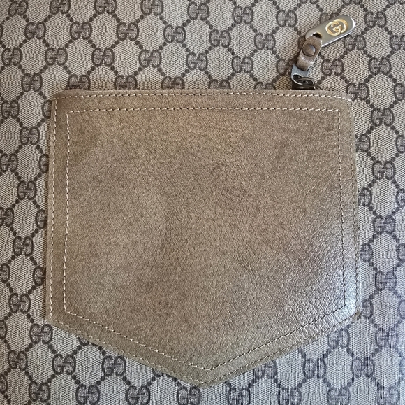 GUCCI Authentic Web Sherry Line GG Shoulder Tote Bag PVC Leather Monogram - Picture 14 of 16